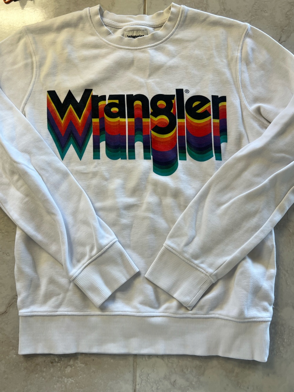 Wrangler Retro Rainbow Logo Crewneck Sweatshirt